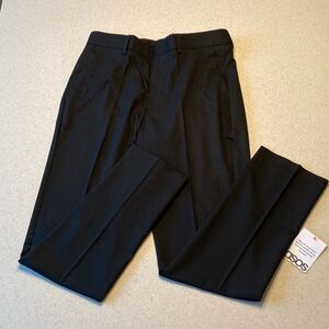 NWT Black Slim Suit Trousers - Tailored Straight Leg Men Size 32/32 **Read Thru
